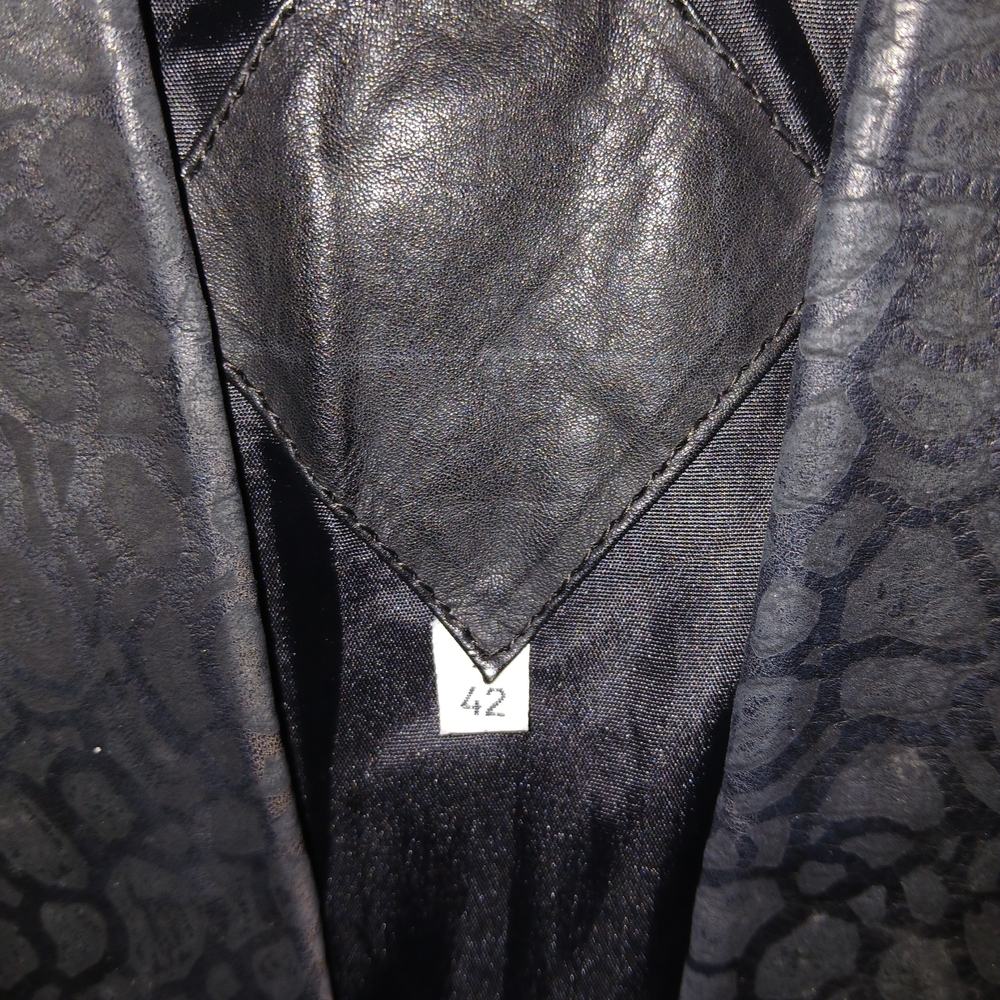 Source Unknown Black Leather Jacket - image 2